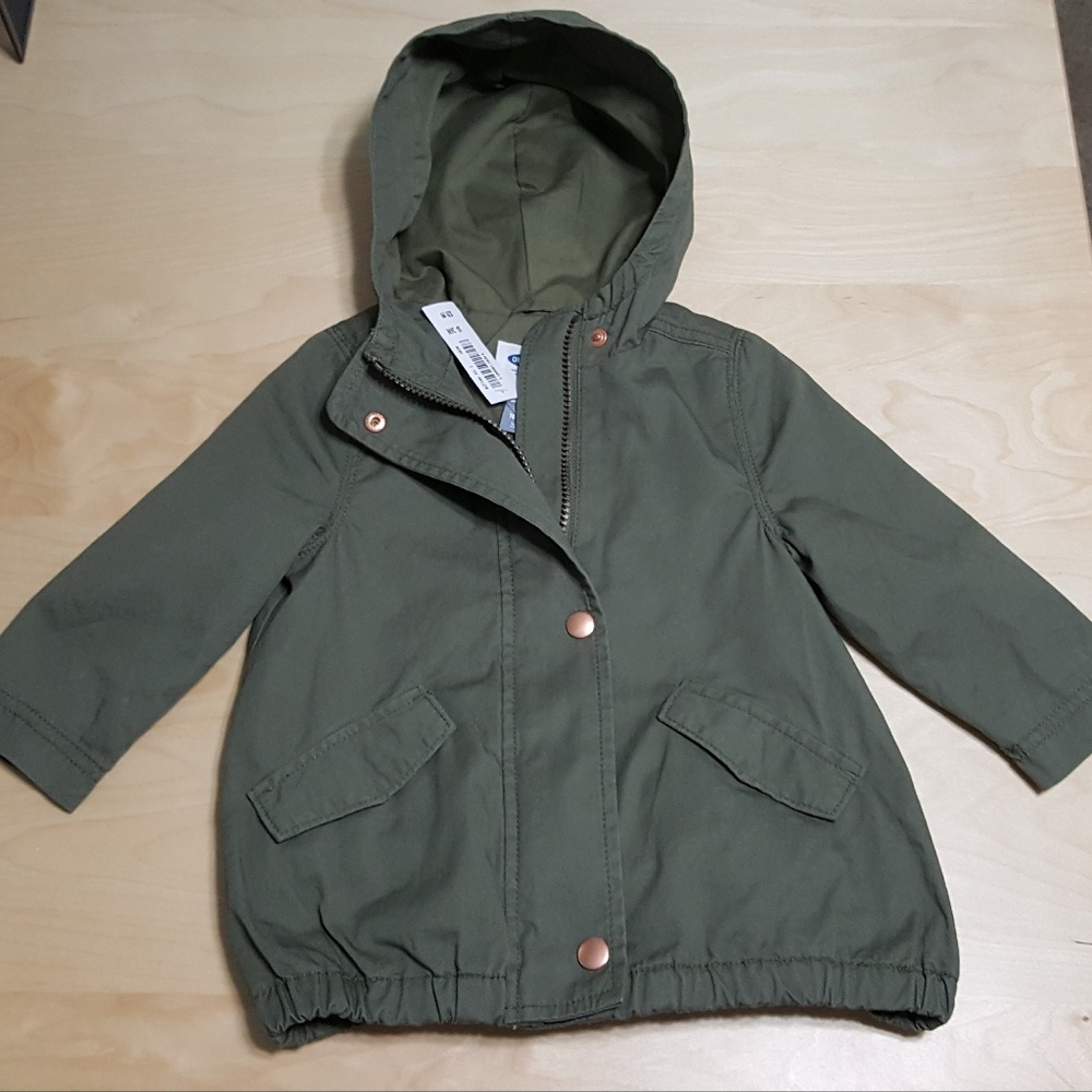 NWT Old Navy Green Parka